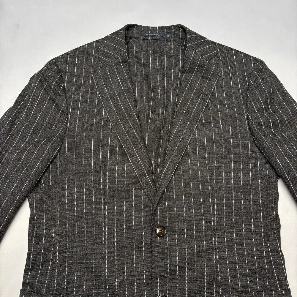 Suit Supply Havana Traveller 38R Slim Fit Wool Blazer Lanificio F.lli Cerruti 38